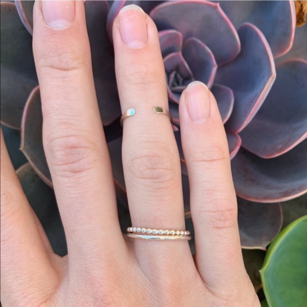 Sterling Silver Rings - Set of 3